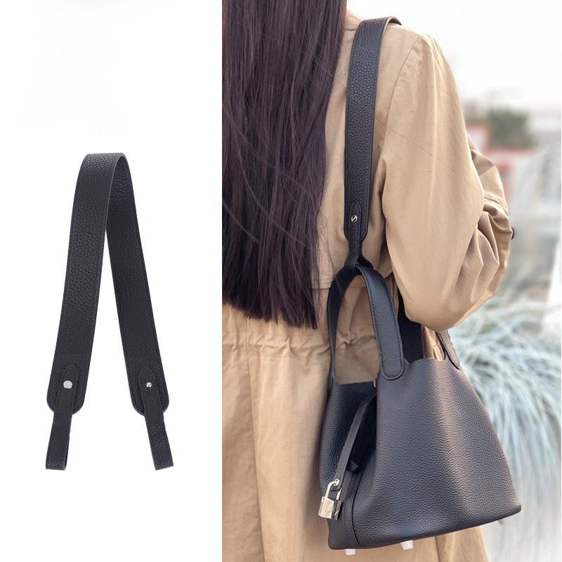 Genuine Leather Cowhide Adjustable Shoulder Strap for Handbags and Belt Bags