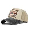 Retro Vintage Cotton Baseball Cap Adjustable Sun Hat For Men Motorcycle Truck Cap