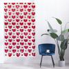 Hanging Valentine's Day Party Backdrop Foldable Streamers Curtains  Valentines Day