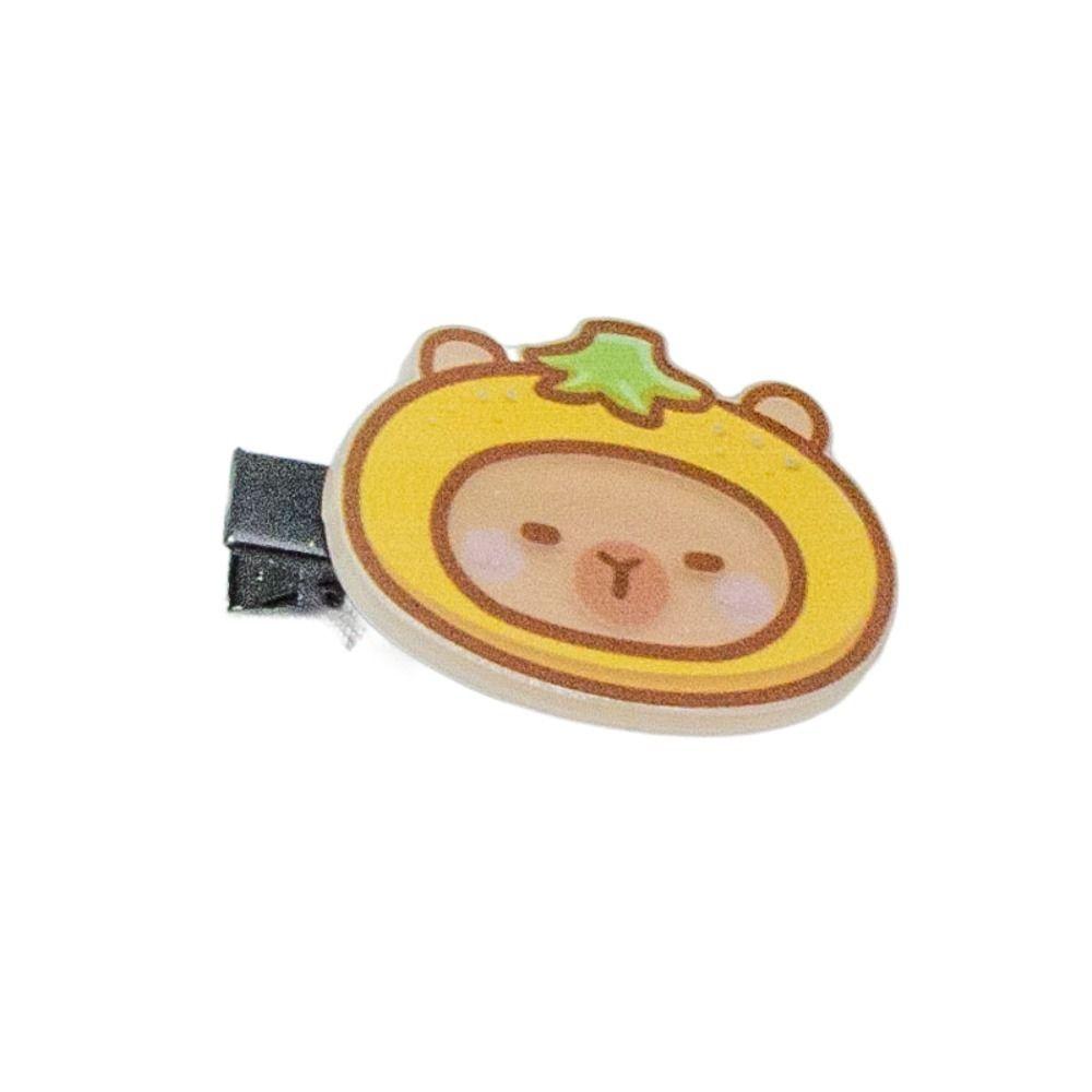 Cute Cartoon Duckbill Clip Waterproof Animal Barrettes Gifts Capybara Hairpin  School