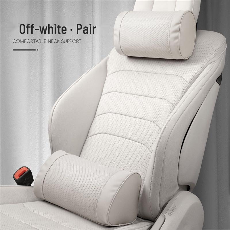 All-Season Car Accessories: Headrest, Lumbar Support, and Neck Protector for Mercedes-Benz, Tesla, and BYD.