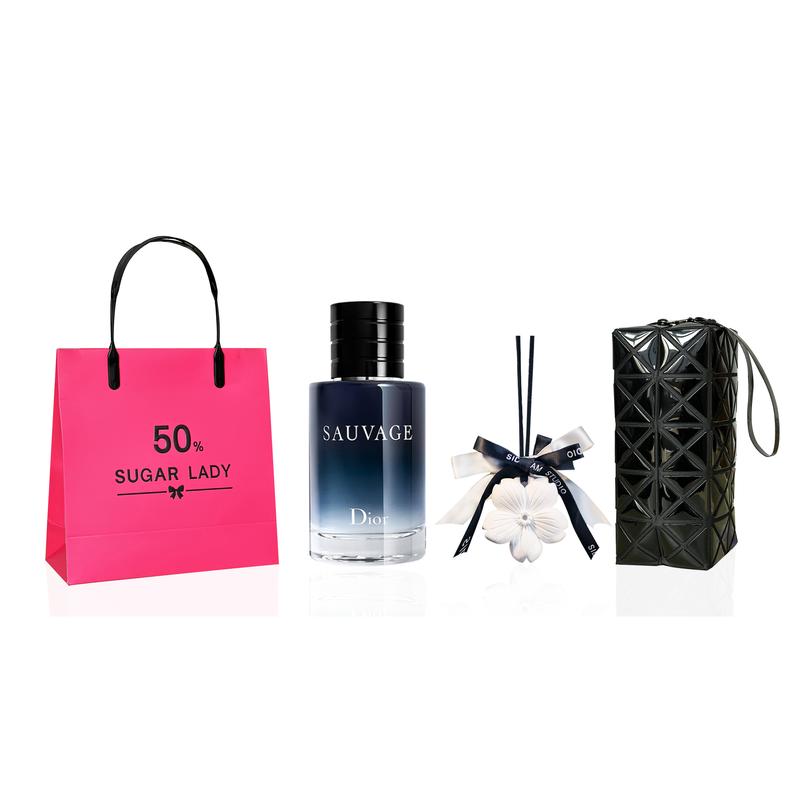 Dior Парфюм Wilderness Perfume EDT 10 мл + Ароматерапия «Белый персик» + Керамическая черная косметичка Привилегия