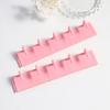 10Pcs/Set Nail Practice Display Stand Detachable Nail Training Holder Plastic False Nail Polish Color Display Shelves Base