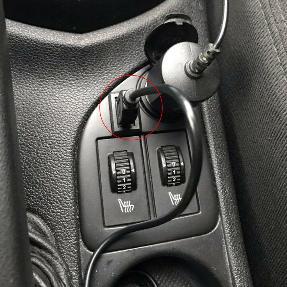 Удлинительный кабель USB-адаптер Черный Автомобильная центральная консоль
