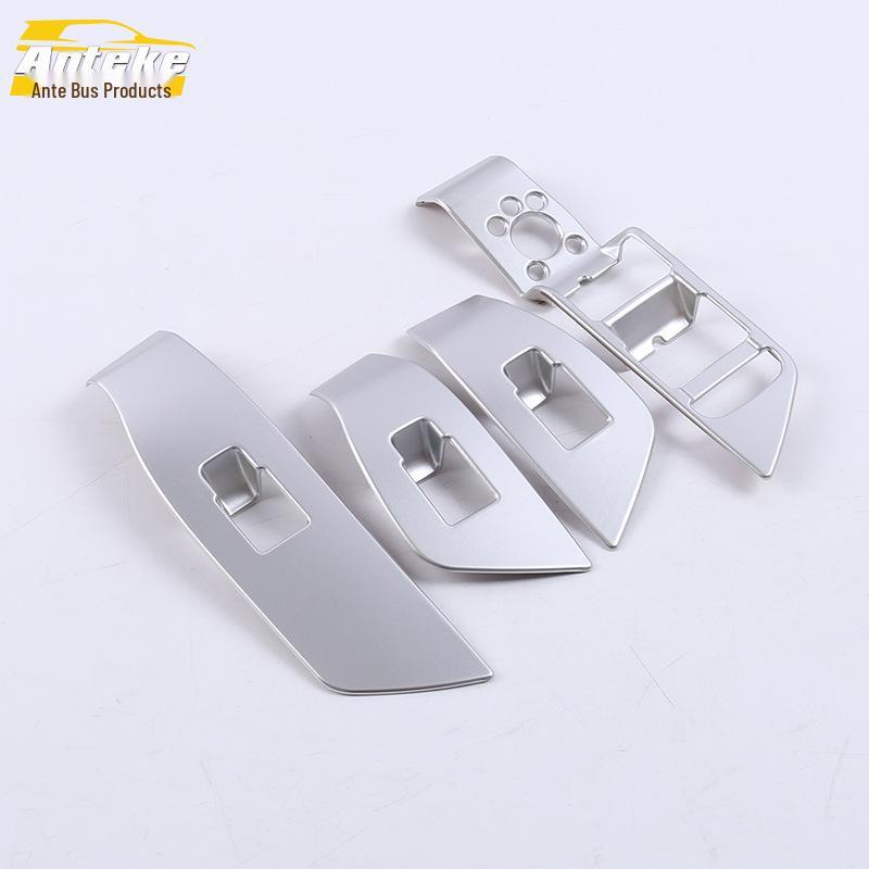 A4L Car Window Switch Frame: Fits 17-19 Models, Armrest Glass Lifter Sequin Sticker