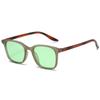 New Fashion Tretro Popular Square Women Sunglasses Retro Contrast Color Shades Uv400 Men Trending Matte Gradient Sun Glasses