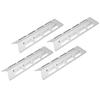 4Pcs Stainless Steel Gas Grill Oven Heat Plate Heat Tents Deflector Burners Cover Accessory