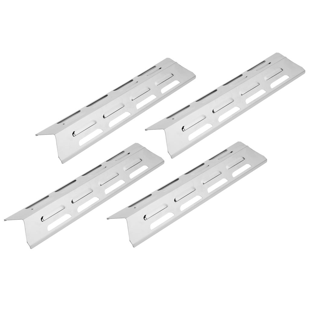 4Pcs Stainless Steel Gas Grill Oven Heat Plate Heat Tents Deflector Burners Cover Accessory