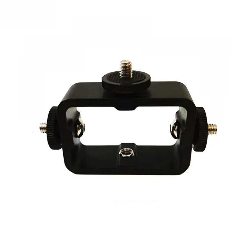 Металлическая подставка для телефона с камерой для прямой трансляции с регулируемым трехпозиционным кронштейном и резьбовыми отверстиями 1/4 3/8