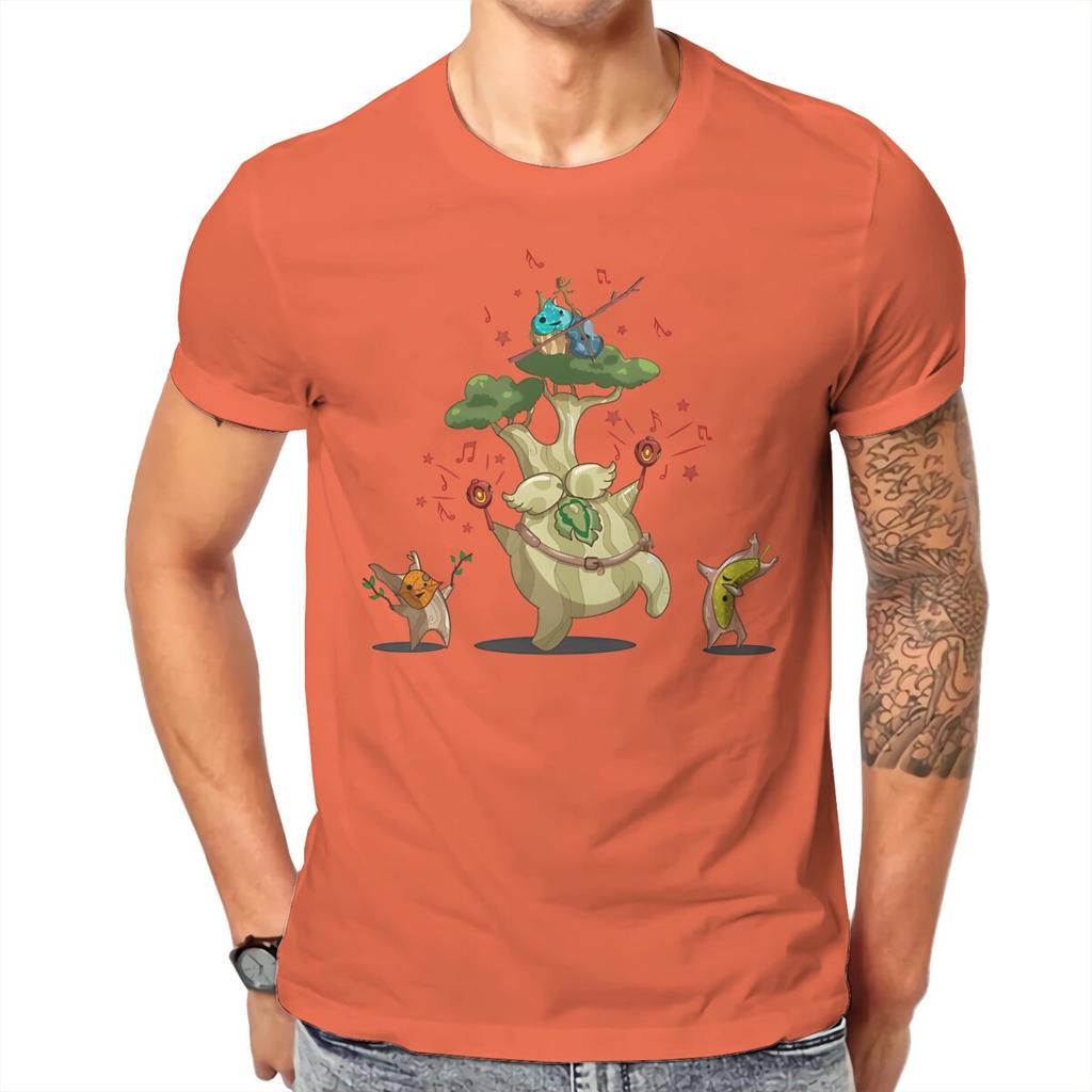 Cute Koroks Leaf Party T Shirt Unisex Tees Summer Clothing Cotton Crewneck TShirt