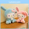 Transforms Cat Kt Into Cute Rabbit Plush Toy Kid Cloth Doll With Cotton Filling