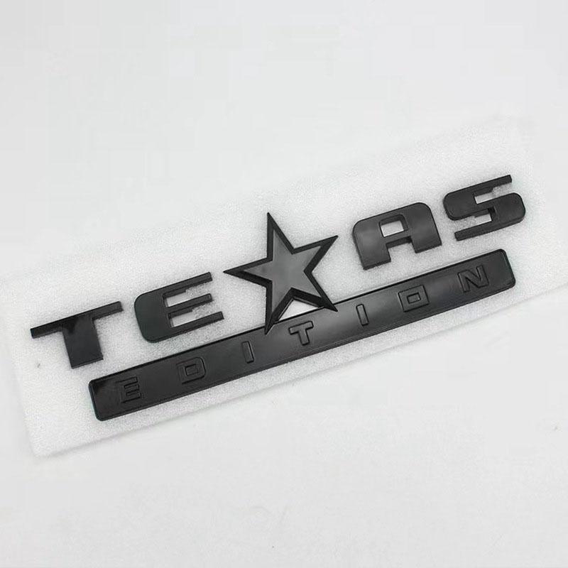 3D ABS черный, серебристый цвет автомобиля буквы для Renegade Wrangler Patriot Texas Edition логотип эмблема значок наклейка на багажник аксессуары