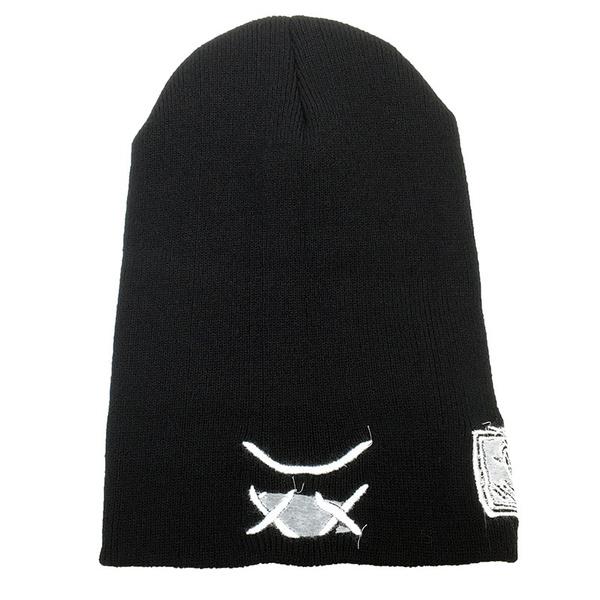 Вышивка Рэпер Lil Peep Beanie Cap для мужчин и женщин Sad Boy Face хип-хоп вязаные шапки для зимы