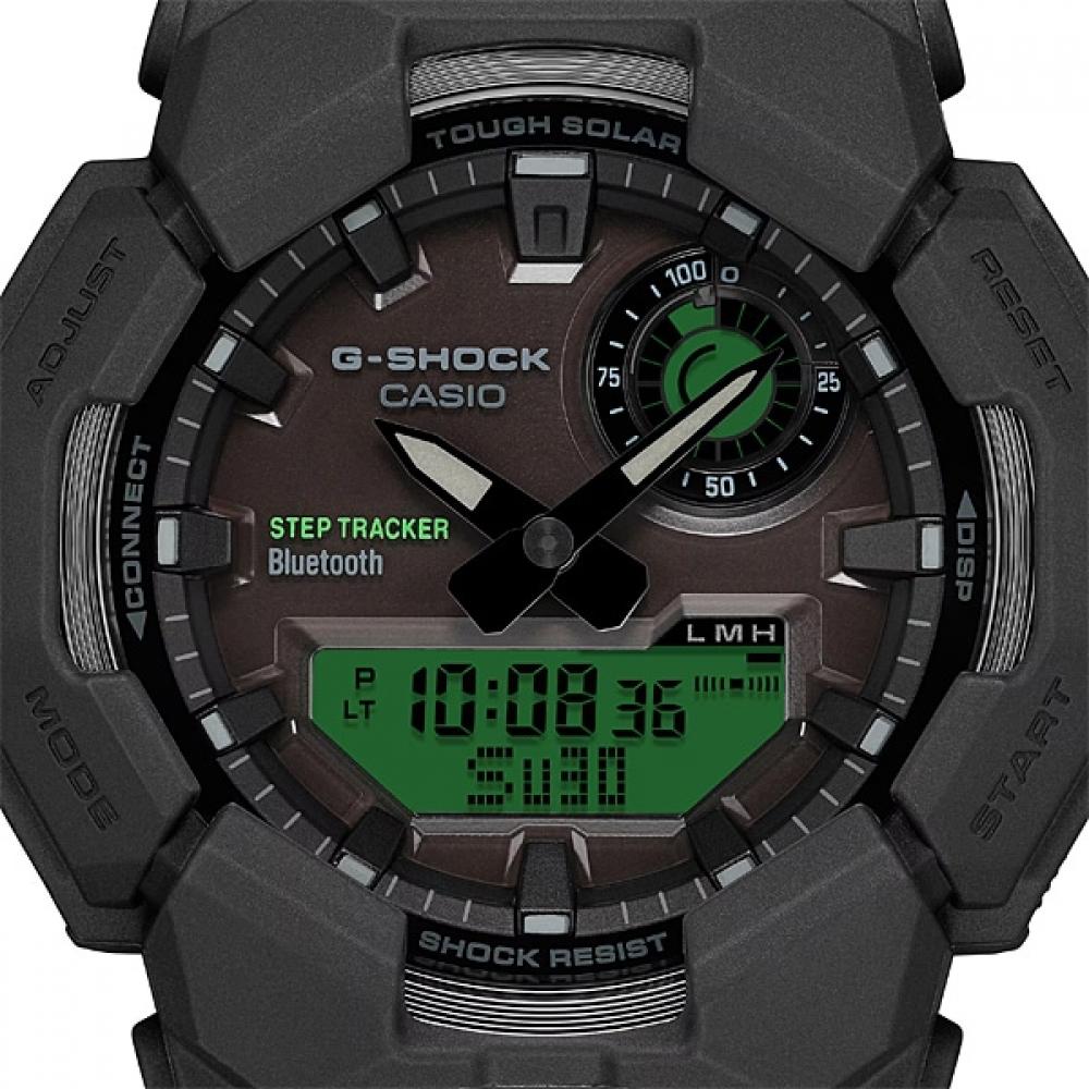 Casio G Shock Черный и Электро-зеленый Ga b010beG 1ajf