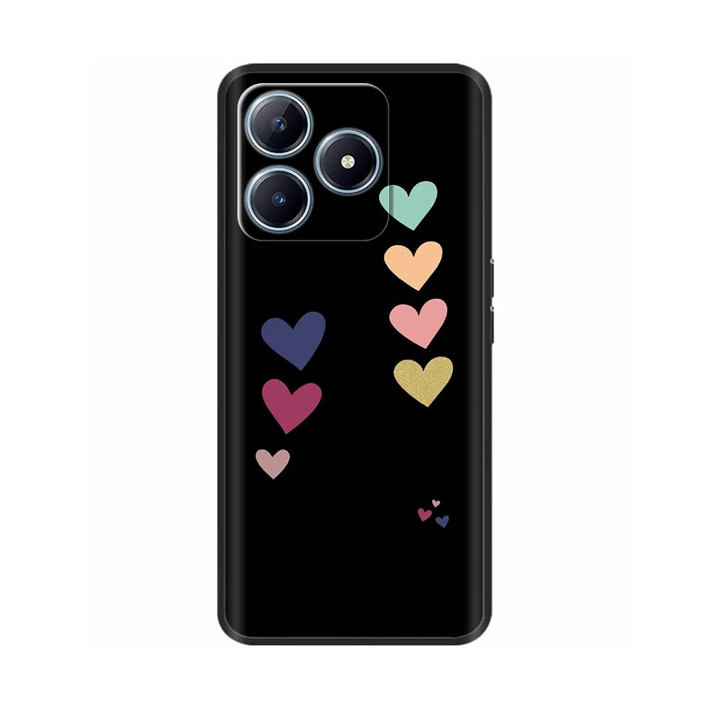 Чехол для Realme C61 Чехол для RealmeC63 2024 Роскошный Силиконовый Модный ТПУ Мягкая Задняя Крышка Для Oppo Realme C63 Чехлы Funda Оболочки RealmeC61