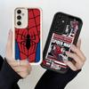 Чехол для Samsung Galaxy A26 A22 A14 A24 A13 A33 A56 A16 A23 A12 A34 A36 A32 Мягкий корпус Marvel Человек-паук