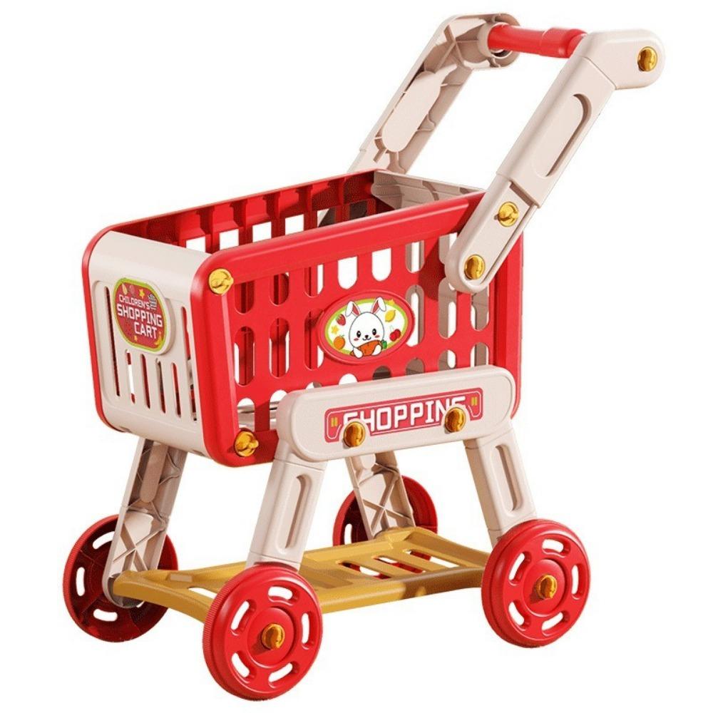 Simulation Shopping Cart Toy Set 20PCS/Set Kids Role Playing Toy  Boys Girls Gift