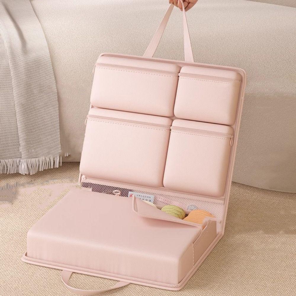 Multi Pockets Innerwear Separation Bag 7 in1 Foldable Trip Handbag Travel Handbags