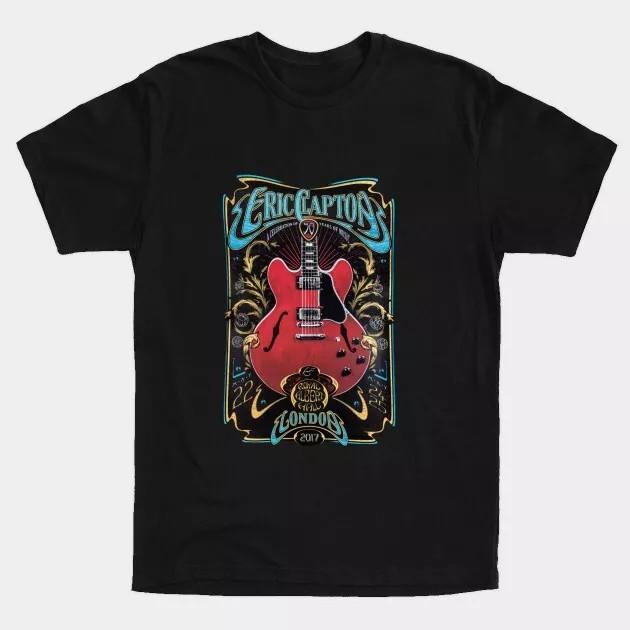 Eric Clapton London 2017 Graphic Black Unisex S-234XL T-Shirt.webp Unisex T-Shirt