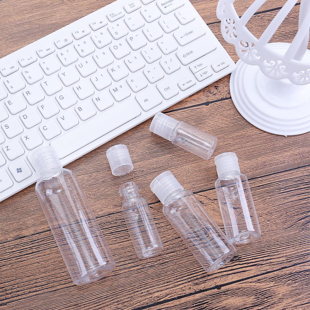 Free Portable Travel Plastic Cosmetic Spray Bottle Refillable Bottles Liquid Dispensers Transparent