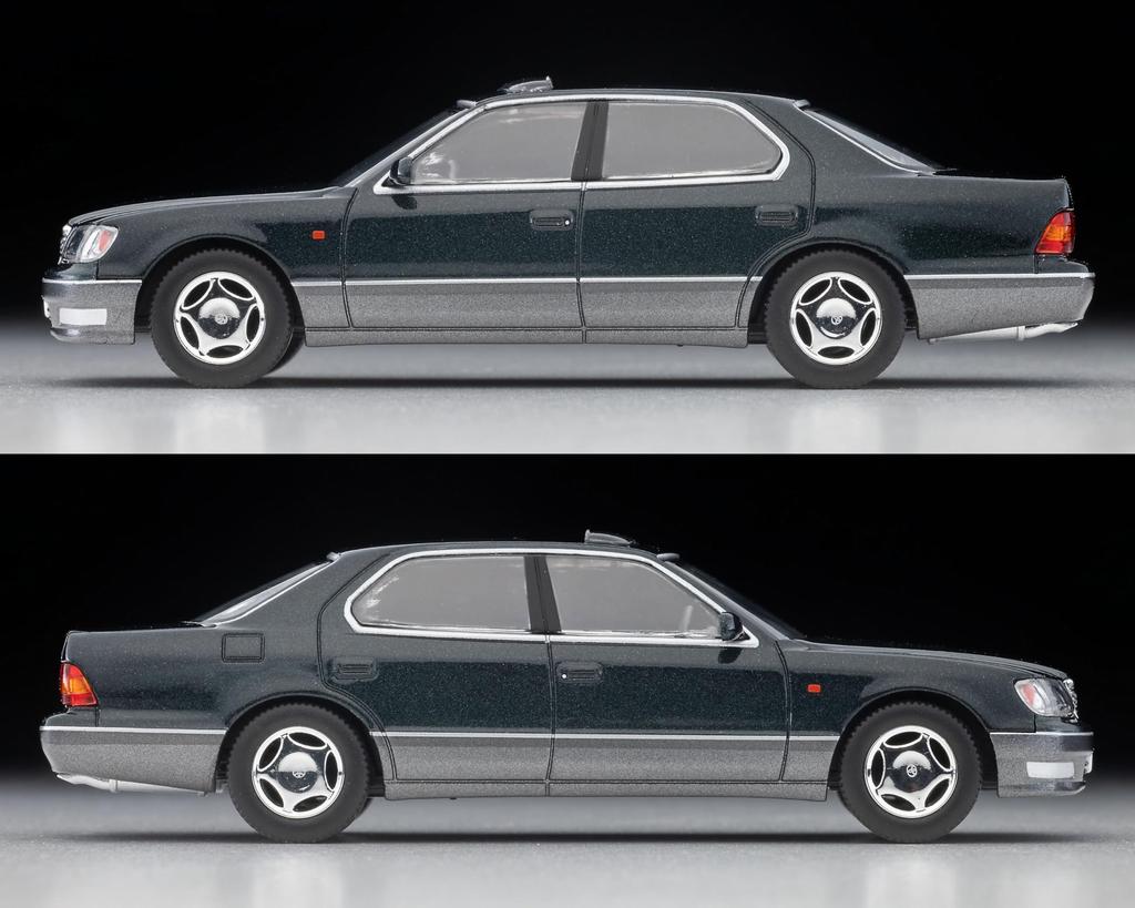 TOMYTEC Tomica Limited Vintage Neo 1/64 Scale LV-N356b Toyota Celsior C Spec F Package Green/Gray 1997 Model (Finished Product) 337638