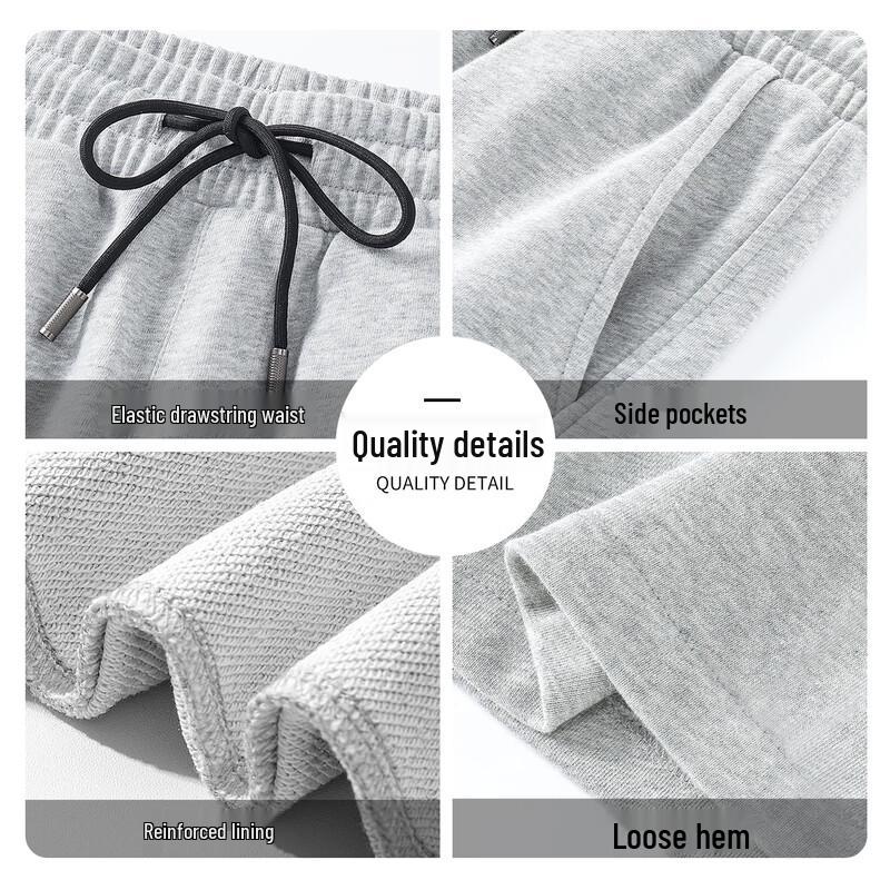 MINISO Men's Summer Loose Fit Cotton Shorts