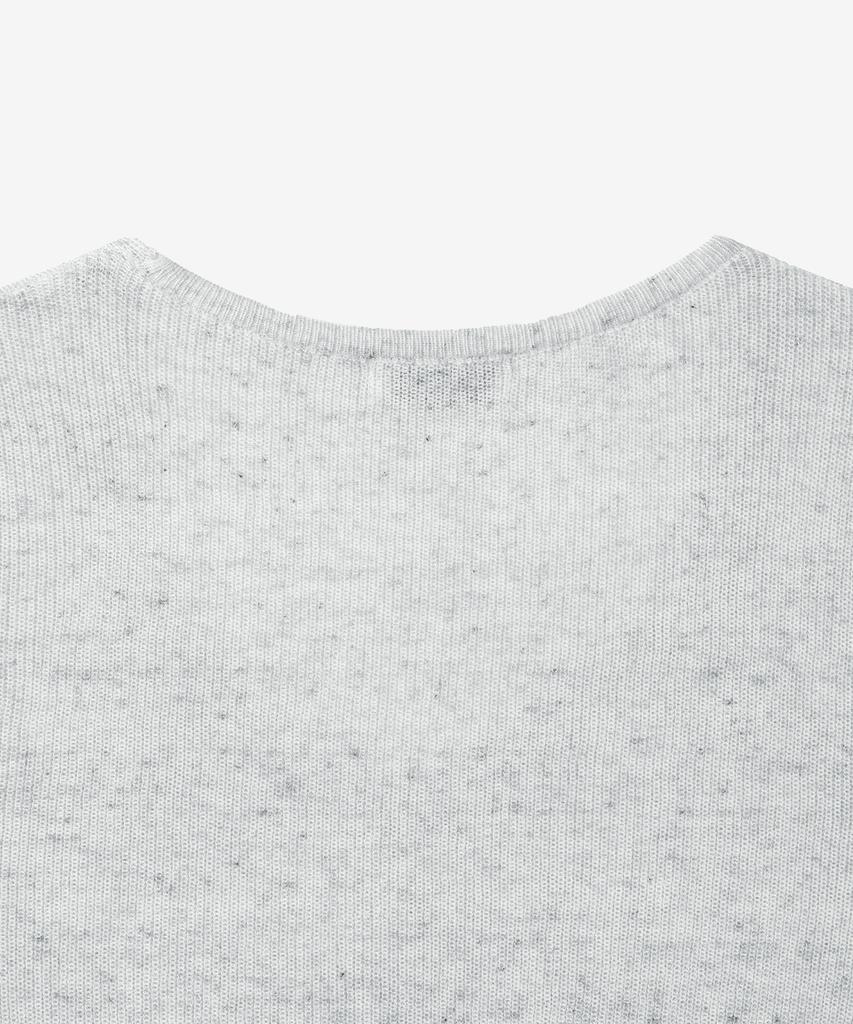 BASIKA Layered Slit Knit (Gray)