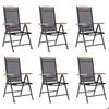 Maison Exclusive - Chaises pliantes 6 pièces Textilène Noir