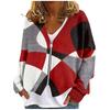 Womens Zip Up Sweaters Sweatshirts Long Sleeve Oversized Jackets Soft Casual Loose Tunic Tops