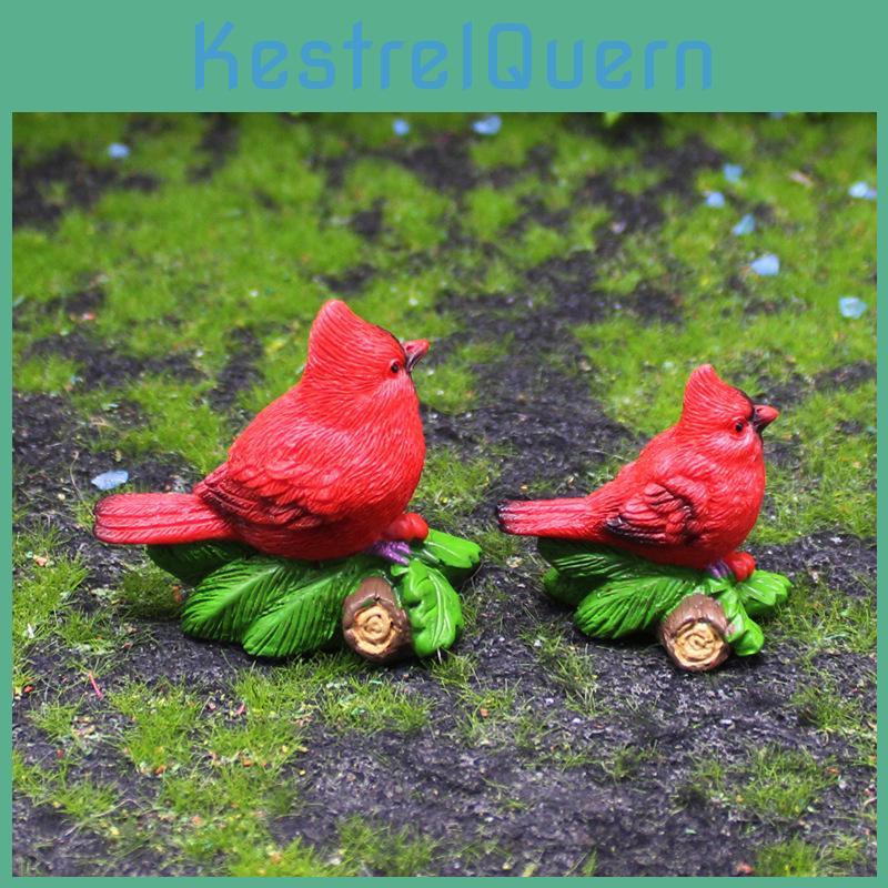 Рождественская Красная Птица Миниатюрный Смоляной Ландшафтный Декор В Современном Стиле Для Дома И Сада