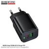 BOROFONE BAS85A Двухпортовое быстрое зарядное устройство PD30W+QC3.0 C to C EU Стандартный комплект