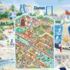 Наклейки Yuxianpet 3D «Сцена города Сямынь» для детских дневников