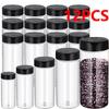 12/4/1PCS Clear Spices Bottle for Kitchen Condiment Seasoning Container Plastic Seasoning Jars Condiment Box Kitchen Supplies