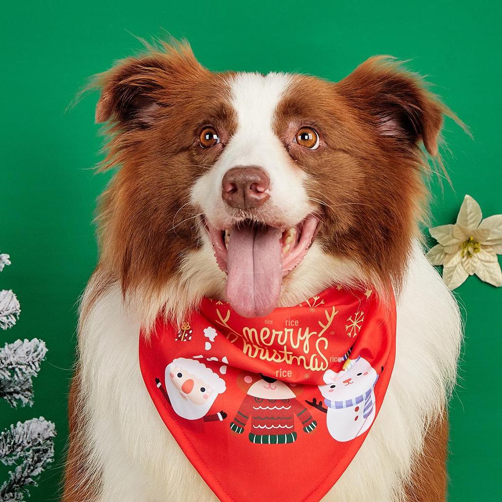 The Hot-Selling Christmas Dog Bandana: Festive Pet Scarf & Bib