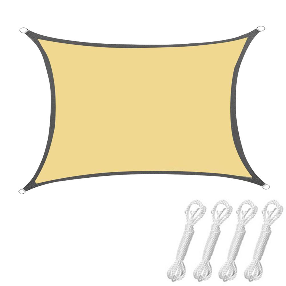 Водонепроницаемый солнцезащитный козырек, парусный навес, треугольный/четырехугольный УФ-блок, солнцезащитный козырек для наружного садового тента, заднего двора, экран конфиденциальности