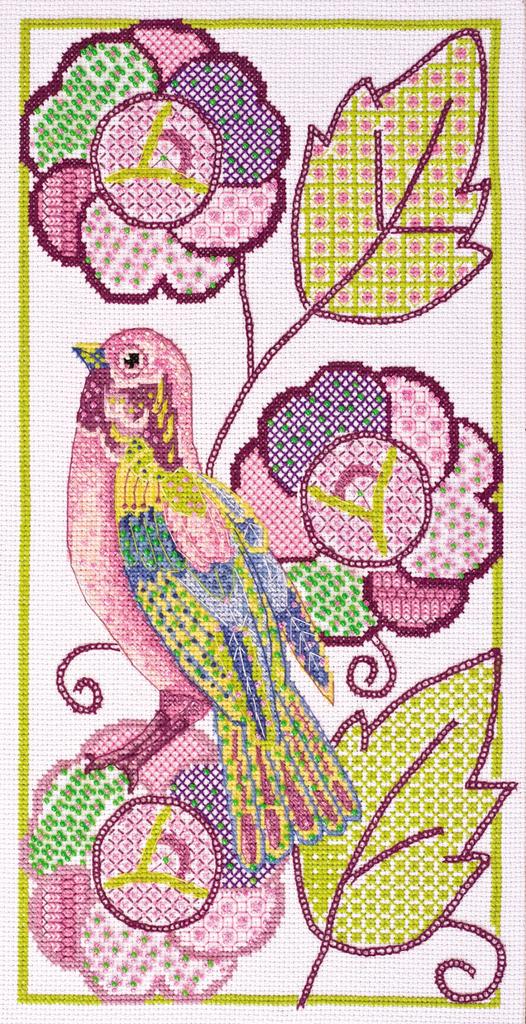 Набор для вышивки крестиком Абрис Арт Птичка