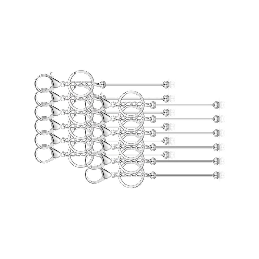 Многофункциональный брелок-подвеска с 12 подвесками из бисера, прочный сплав, принадлежности для рукоделия для мужчин и женщин, ежедневное использование