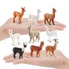 Simulation Animal Alpaca Model *** Camel Mini Desktop Decoration Static Ornament Toy