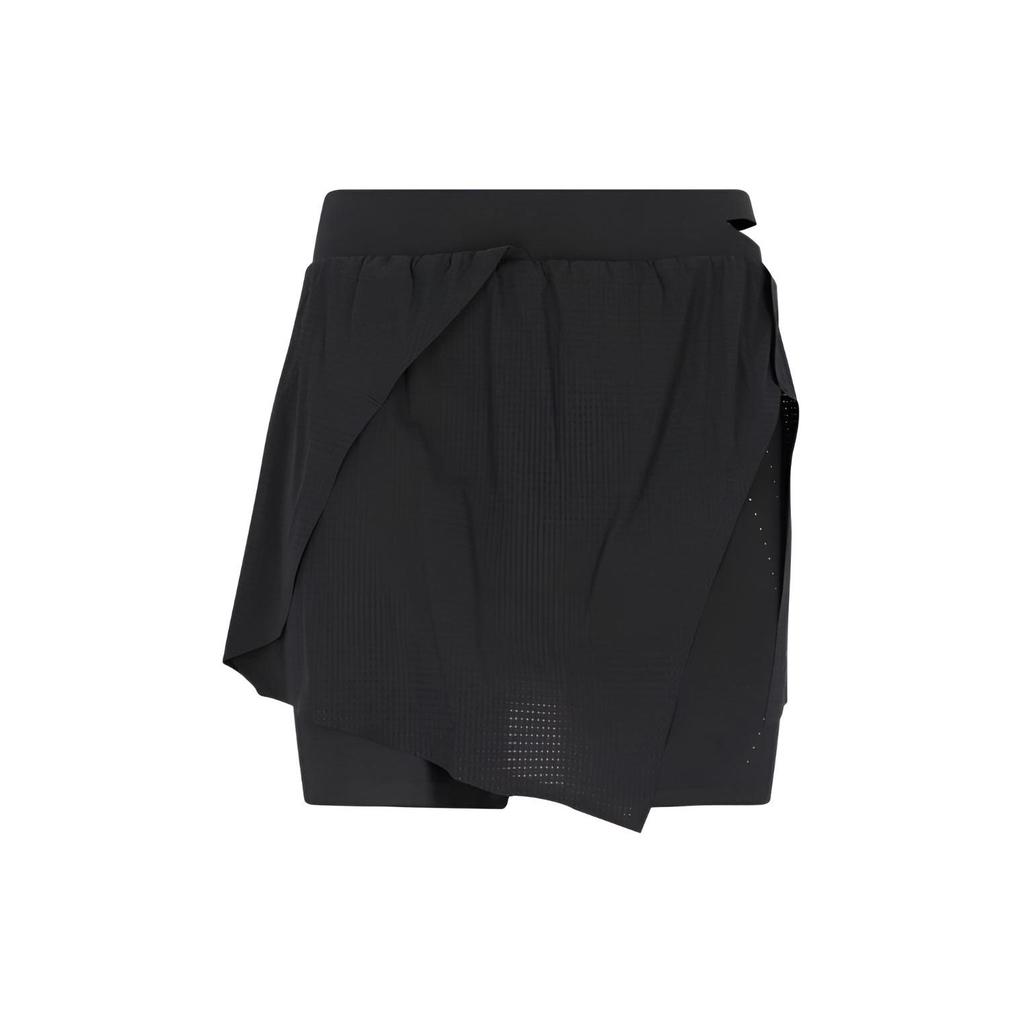 Y-3 Однотонные повседневные шорты с эластичной резинкой на талии и пятью точками, женские шорты черного цвета IR6253