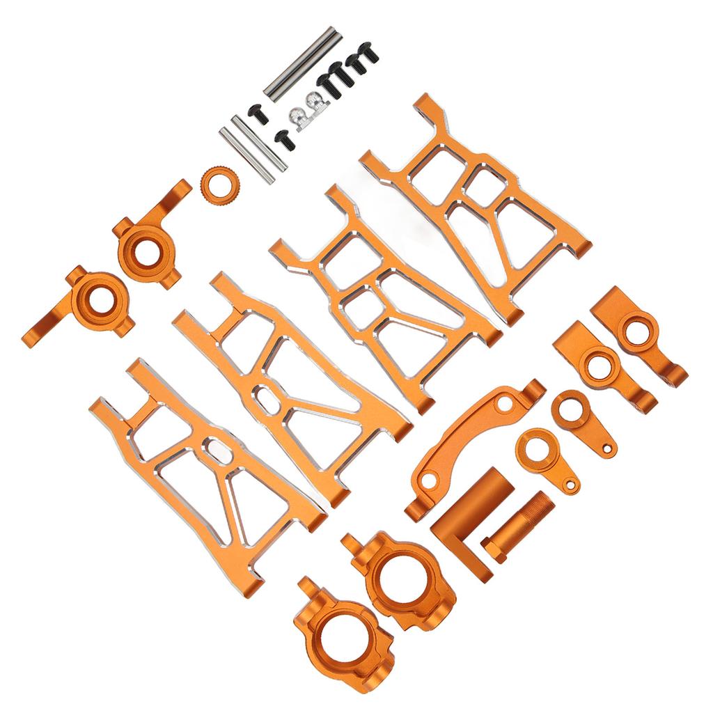 RC Upgrade Parts Kit Aluminium Alloy High Strength Suspension Arm Steering Assembly Set for ZD Racing 10 1Celsius10