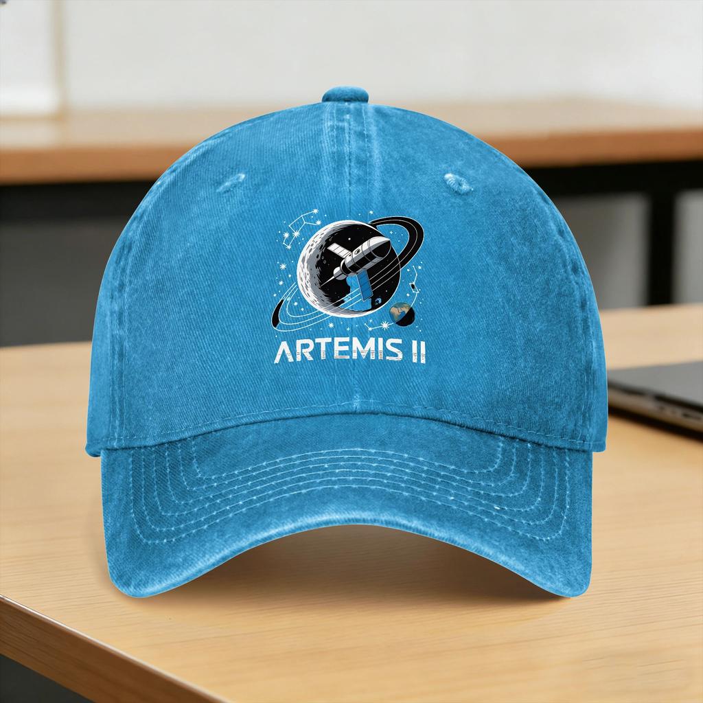 Кепка-тракер Artemis II Back to the Moon 2026 Sun Унисекс-Подростковый Дизайн Весенняя Классическая Спортивная Оптовая Продажа Бейсболок