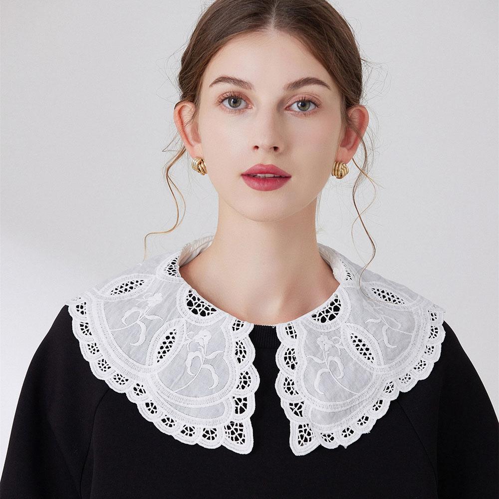 Removable Shirt Collar Vintage White Detachable Collar Vintage Collar Cotton For Blouse Weddings Shirt