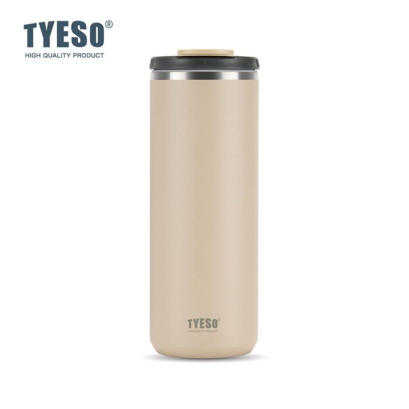 TYESO 600ML Stainless Steel Thermos Bottle Keeps Cold and Heat Thermal Mug Travel Insulated Cup Outdoor Sport Vacuum Flask