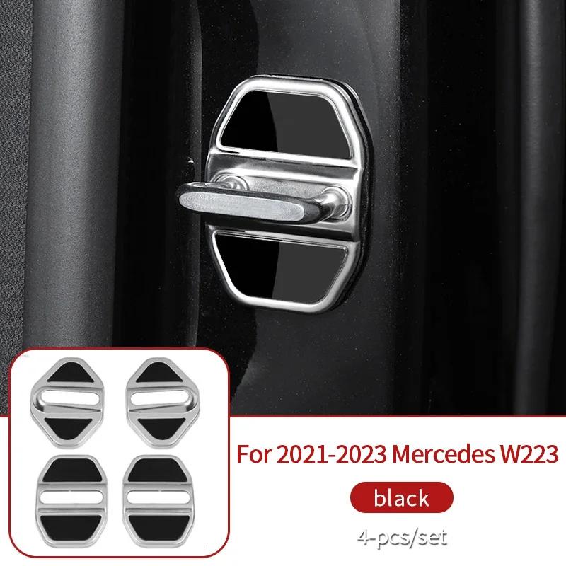 Внутренняя отделка для Mercedes w223 S-класса 2026~2026 крышки центральной консоли отделка подстаканника S400 S450 S550 amg расходные материалы аксессуары