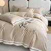 Cotton Polished 4Pcs Set, Autumn And Winter Thickened Quilt Cover, Pure Cotton Bed Sheet, Mattress Light Luxury Bedding 4