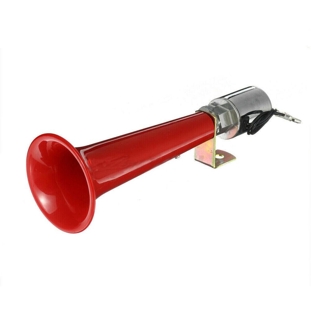 Marine Boat Horn Single Trumpet Air Horn With Compressor Electric Train Horn Whistle 12V/24V Universal For Ship Truck Car 180DB