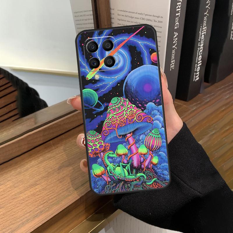 Weird Trippy Mushroom For Samsung Galaxy M13 M23 M33 M53 M21 M31 M51 M30s M20 M12 M32 M52 M14 M34 M54 Phone Case