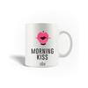 Ceramic Mug - MANIACASE - Morning Kiss - 30cl - White - Dishwasher Safe