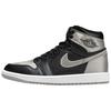 Кроссовки женские Air 1 Retro High OG Satin Shadow серые черные средне-серые FD4810-010
