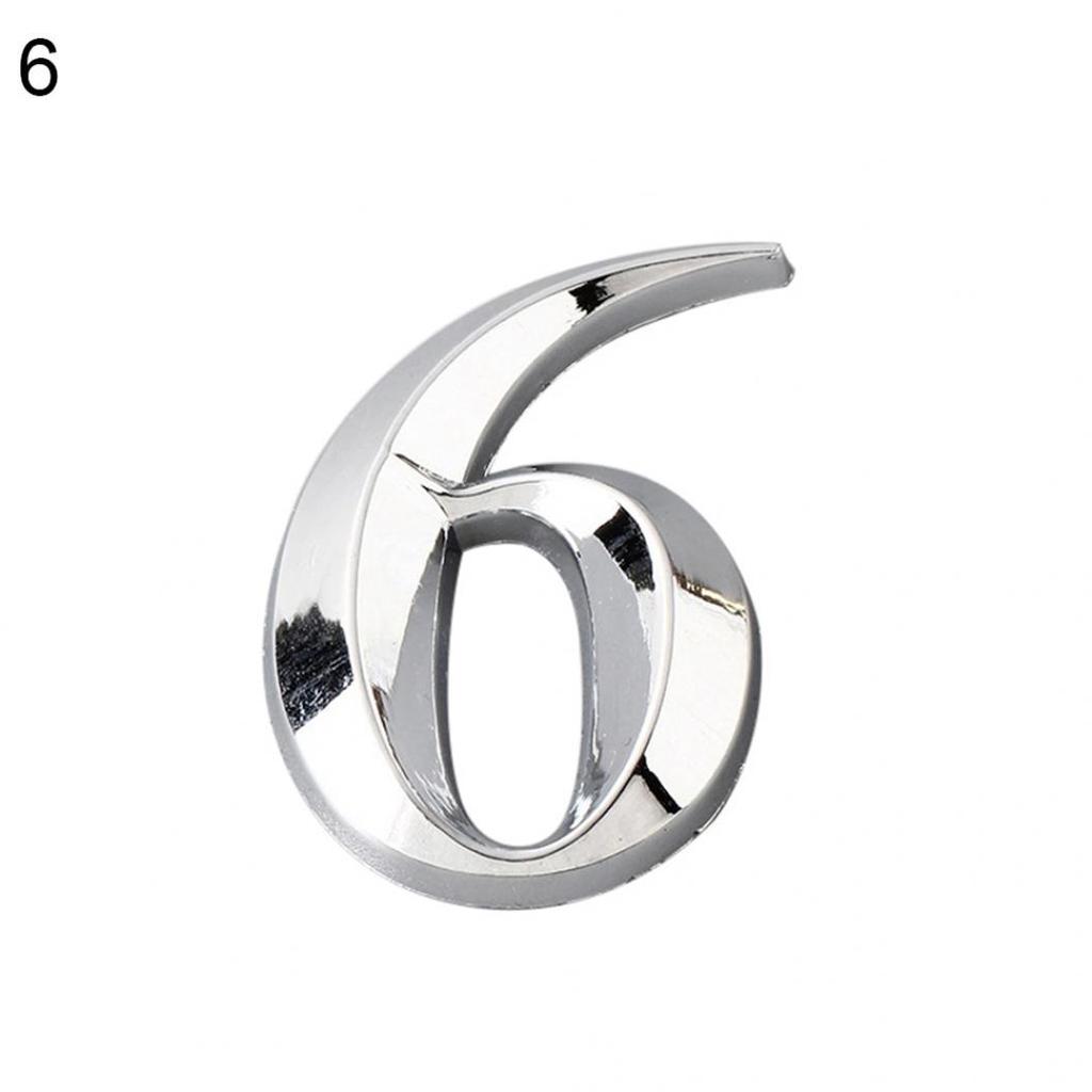 Блестящий номерной знак на дверь